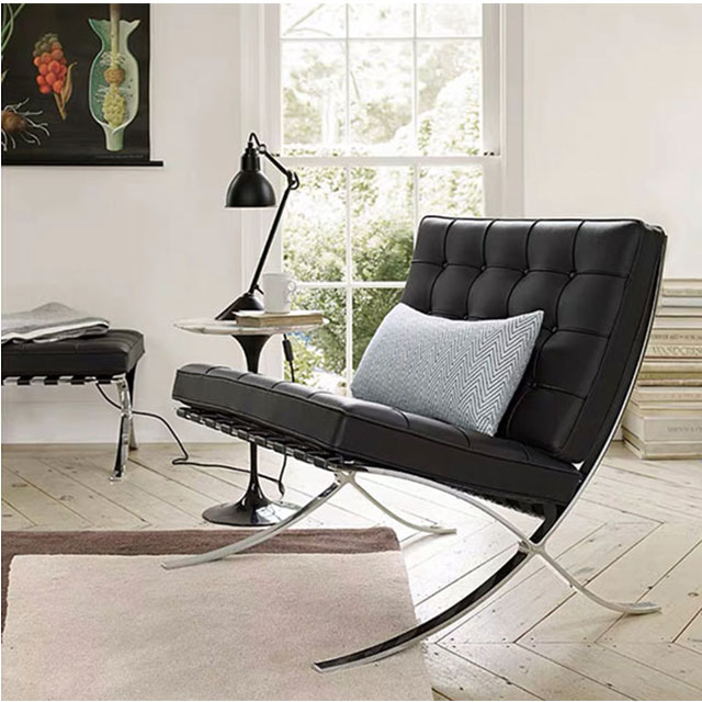 Barcelona Chair Wood Home HK