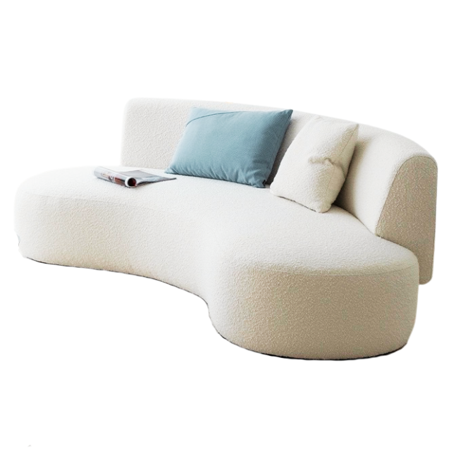 Nivo Fabric Curved Sofa