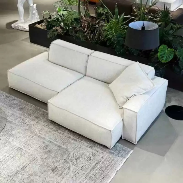 Akie Fabric L Shape Sofa3