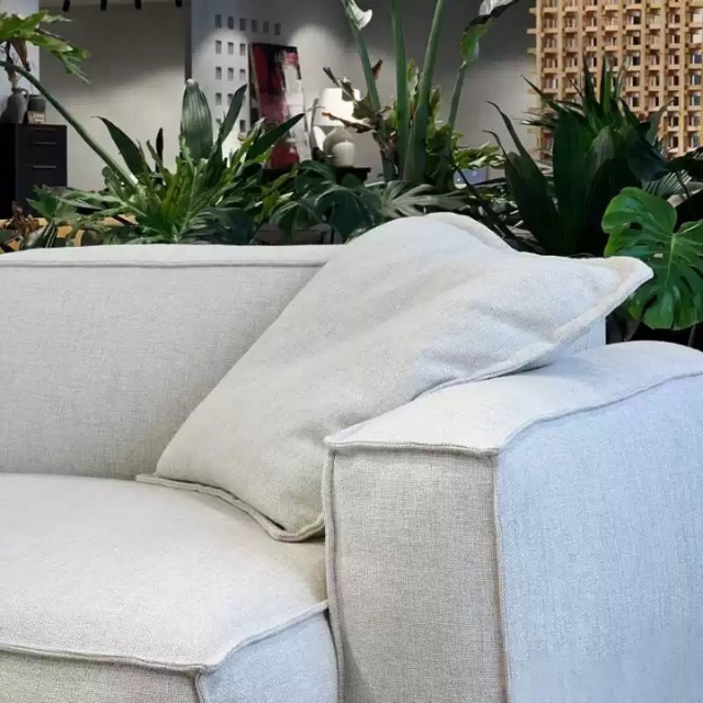 Akie Fabric L Shape Sofa5