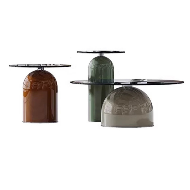 Tomek Glass Coffee Table Set